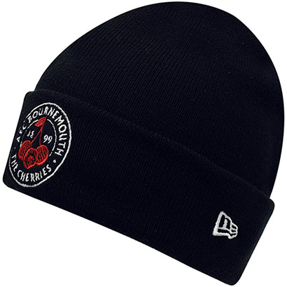 Adults AFCB X New Era Cherries Crest Beanie - Black