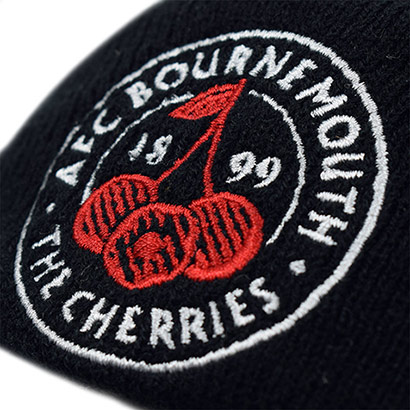 Adults AFCB X New Era Cherries Crest Bobble Hat - Black