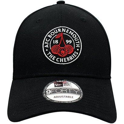 Adults AFCB X New Era 9FORTY Cherries Crest Cap - Black