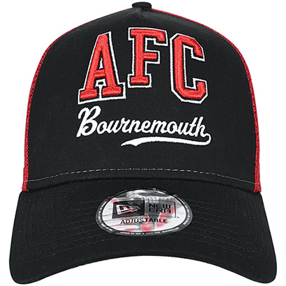 Adults AFCB X New Era Lifestyle Trucker Cap - Black