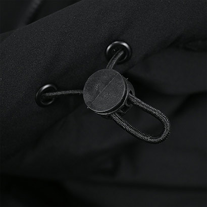 Adults Oakland Puffer Jacket - Black