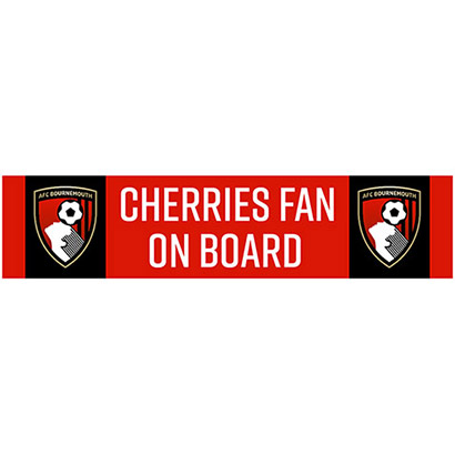 AFC Bournemouth Cherries Fan On Board Car Sticker