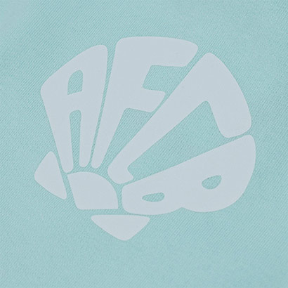Adults Organic Shell Crest Hood - Caribbean