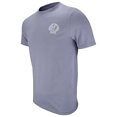 Adults Organic Shell Crest Tee - Lavender