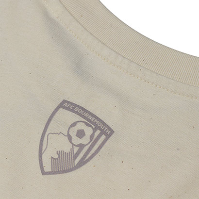 Adults Organic Shell Crest Tee - Natural