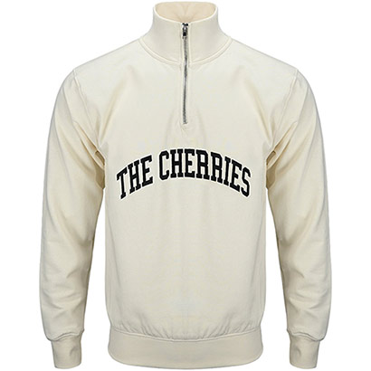 Peace Collective X AFCB Adults Collegiate Quarter Zip - Ivory