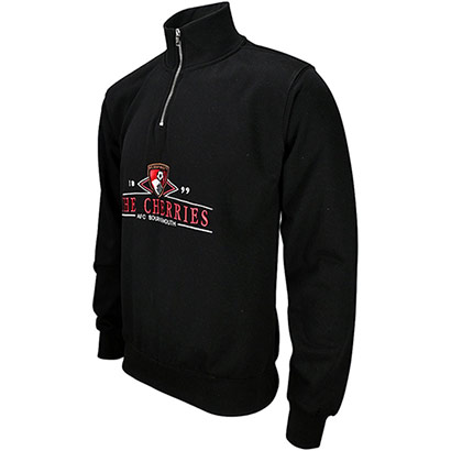 Peace Collective X AFCB Adults Vintage Quarter Zip - Black