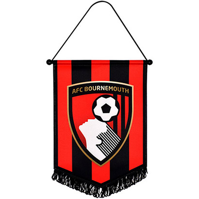 AFC Bournemouth Red And Black Pennant