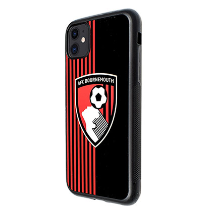 AFC Bournemouth iPhone 11 Case - Black / Red Stripe