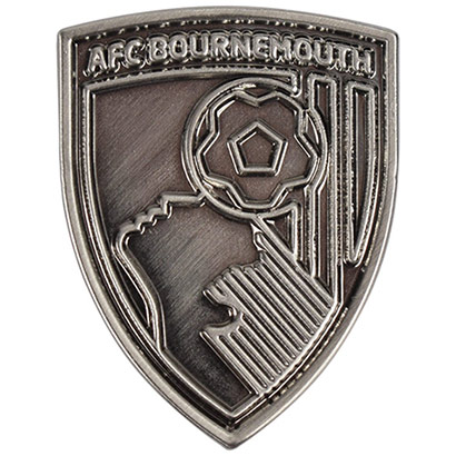 Tonal Crest Pin Badge - Silver