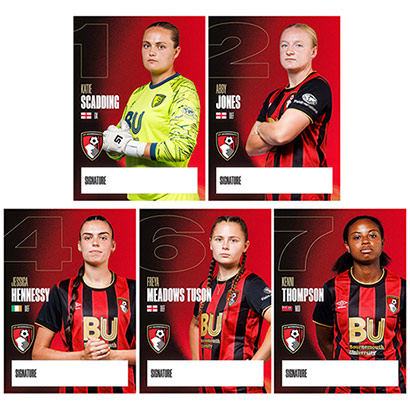 Womens Player Cards - 25/26 Season