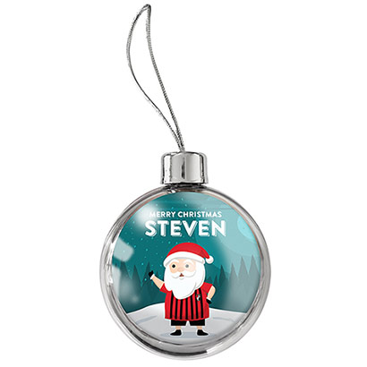AFC Bournemouth Personalised Bauble - Santa