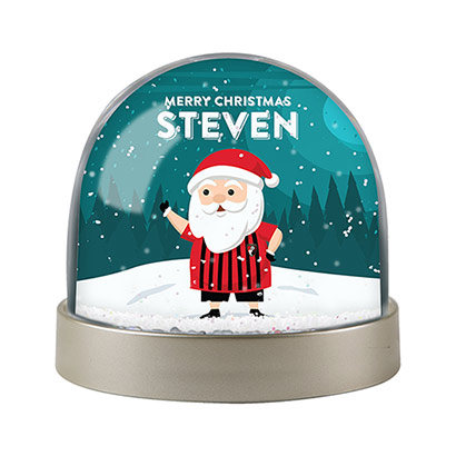 AFC Bournemouth Personalised Snow Dome - Santa