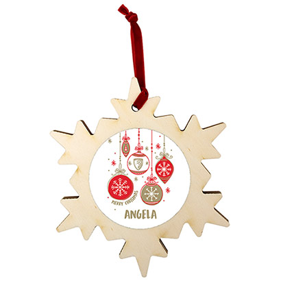 AFC Bournemouth Personalised Snowflake - Decorations