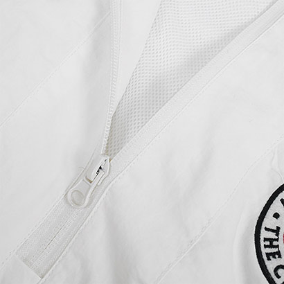Premium Cherries Windbreaker Anorak - White / Black / Red