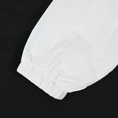 Premium Cherries Windbreaker Anorak - White / Black / Red