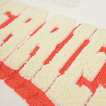 Premium Cherries 1/2 Zip Top - Off White