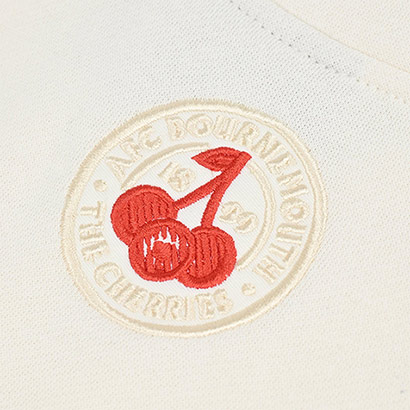 Premium Cherries 1/2 Zip Top - Off White