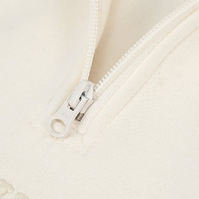 Premium Cherries 1/2 Zip Top - Off White