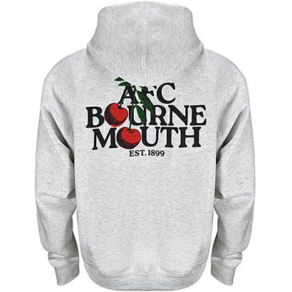 Premium Cherries Oversized Hood - Grey Marl