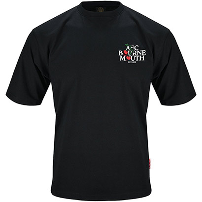 Premium Cherries Oversized Tee - Black