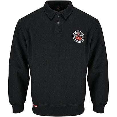 Premium Cherries Relaxed Sweat - Black