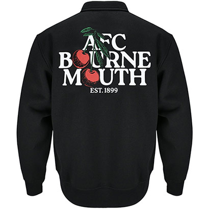 Premium Cherries Relaxed Sweat - Black