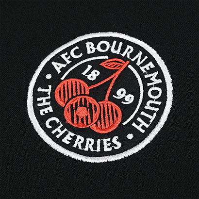 Premium Cherries Relaxed Sweat - Black