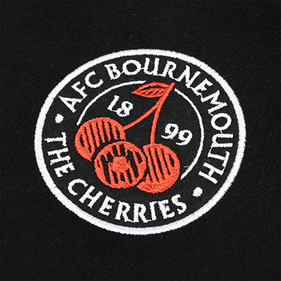 Premium Cherries Varsity Jacket - Black