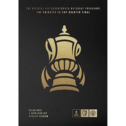 FA Cup Quarter Final Matchday Programme v Manchester City 24/25