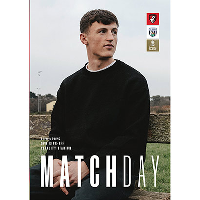 FA Cup Matchday Programme v West Bromwich Albion 24/25