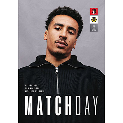 FA Cup Matchday Programme v Wolverhampton Wanderers 24/25