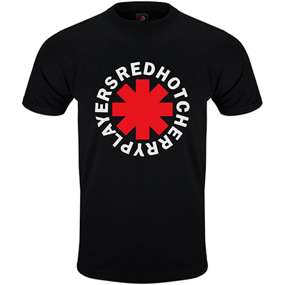 Adults Red Hot Cherry Players T Shirt - Black