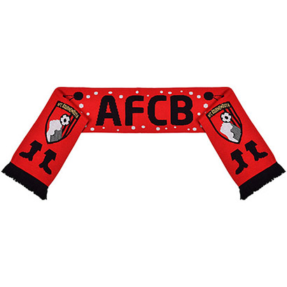 AFC Bournemouth Adults Christmas Scarf