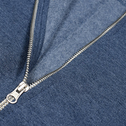 Kids Shadow Zip Up Sweatshirt - Denim Blue