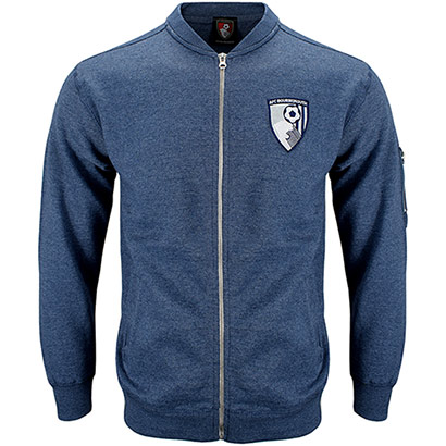 Kids Shadow Zip Up Sweatshirt - Denim Blue