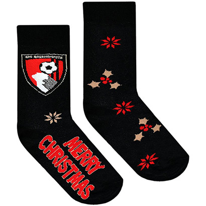 AFC Bournemouth Youths / Childrens Christmas Socks