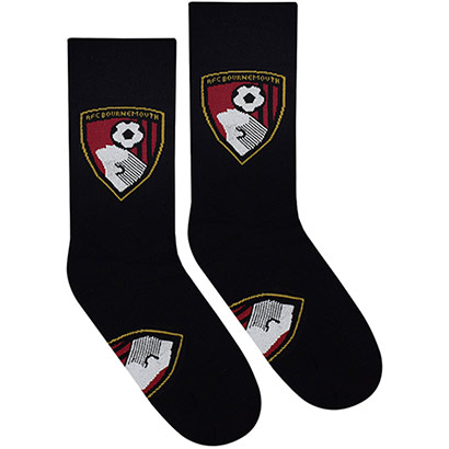 Adults Crest Socks - Black
