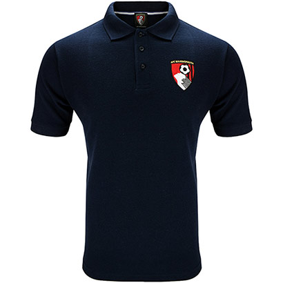 AFC Bournemouth Adults Stanpit Polo Shirt - Navy