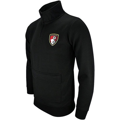 Adults Stourwood 1/4 Zip Top - Black