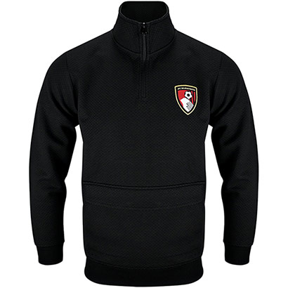 Adults Stourwood 1/4 Zip Top - Black