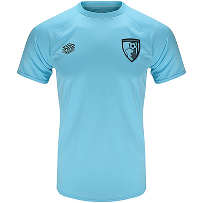 AFC Bournemouth Adults 21/22 Training T Shirt - Light Blue