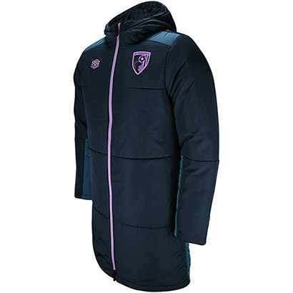 Adults 25/26 Match Day Bench Coat - Blueberry