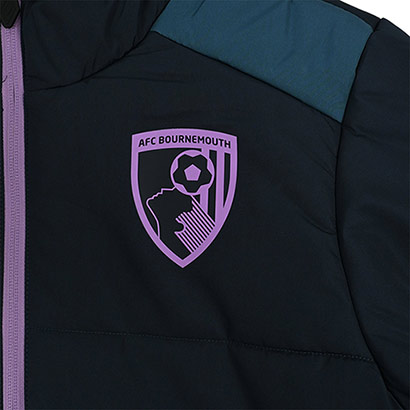 Adults 25/26 Match Day Bench Coat - Blueberry