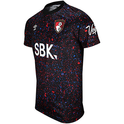 Adults 25/26 Premier Warm Up Jersey - Caviar Black