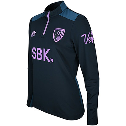Womens 25/26 Training Quarter Zip Top - Blueberry
