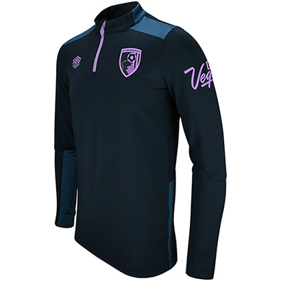 Childrens 25/26 Training Quarter Zip Top - Blueberry