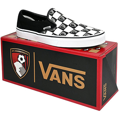 VANS x AFCB Classic Slip-On Trainers - White / Black