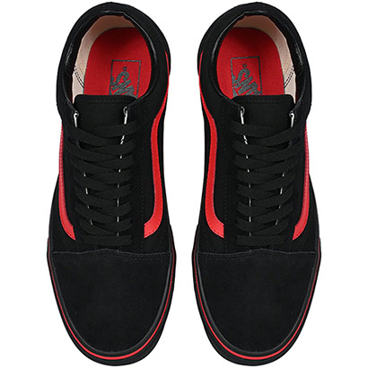 VANS x AFCB Old Skool Trainers - Black / Red
