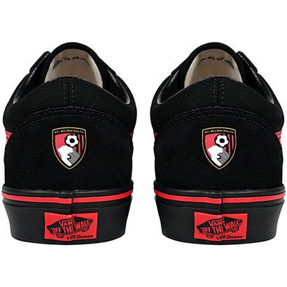 VANS x AFCB Old Skool Trainers - Black / Red